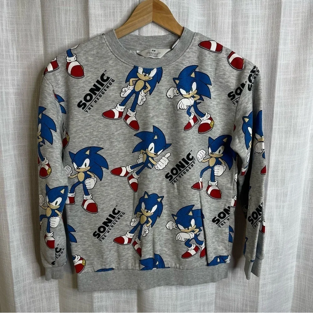 Sonic the Hedgehog Graphic T-Shirts 4 piece Bundle Size 10